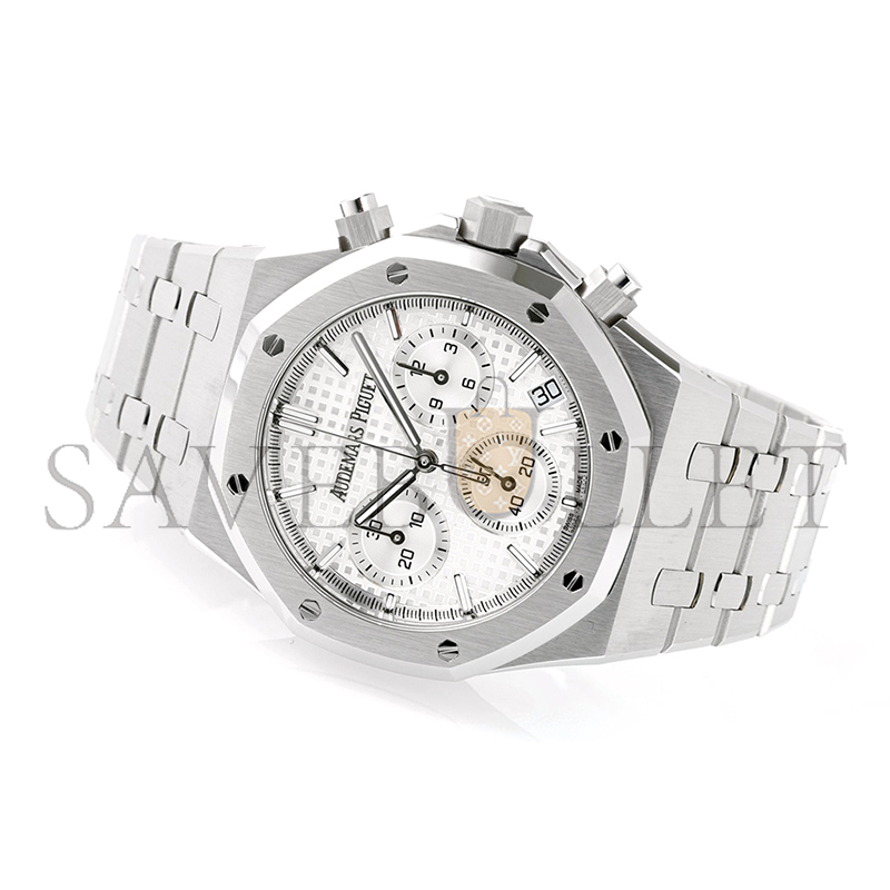 audemars P*g*et royal oak chronograph white dial 26240st.oo.1320st.07